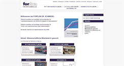 Desktop Screenshot of forplan.de